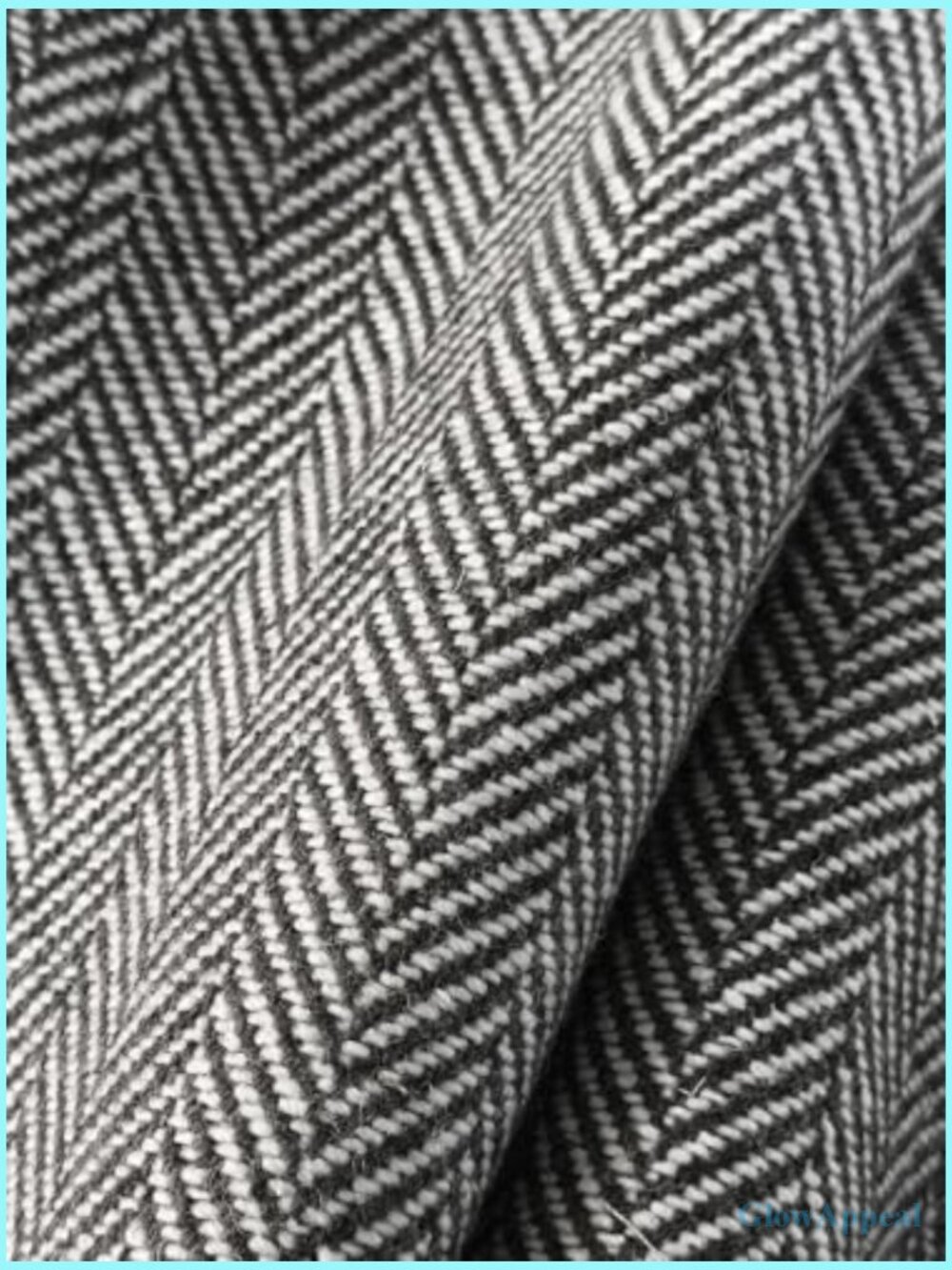 Women's Herringbone Tweed Blazer Jacket Slim Fit Notch Collar Work Casual - Picture 6 of 7
